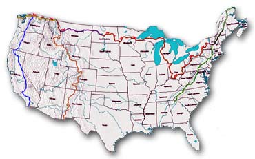 Long trails in the US
