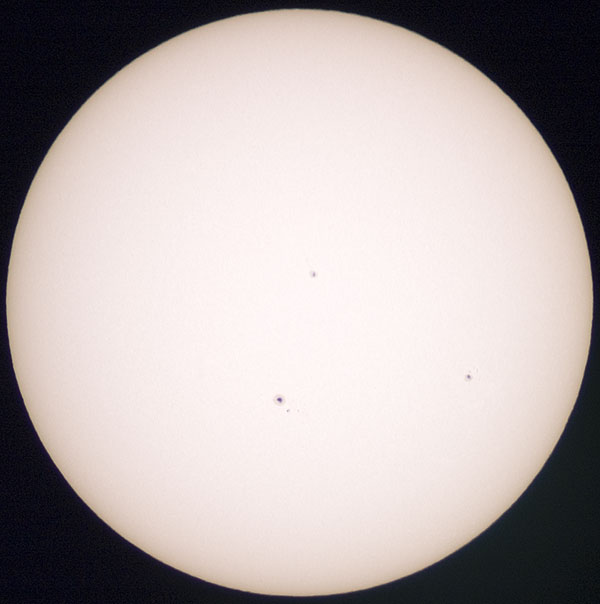 Sun Spots 792, 794, 795